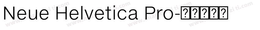 Neue Helvetica Pro字体转换